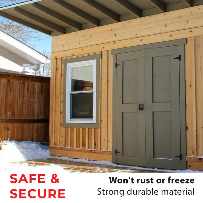 Yardlock Shed Lock â€“ Keyless Secure 4-Digit Shed Lock and Latch â€“ Strong Durable System - Image 5